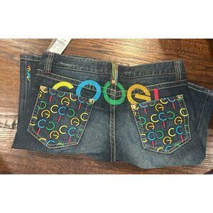 Coogi Denim Blue Jean Denim Shorts Y2K Women's Size 7/8 NWT Lot of 2 pair